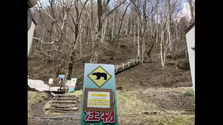 【ヒグマ速報】ゴールデンウィークの観光客でにぎわう「層雲峡」でクマ目撃_近くでエゾシカの死骸発見_駐車場には車が約20台…5月7日まで遊歩道を閉鎖〈北海道・上川町〉｜FNNプライムオンライン