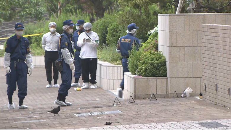 【速報】新宿のタワマン敷地内で20代女性をナイフで刺した51歳男を現行犯逮捕…女性は死亡　腹や首刺される｜FNNプライムオンライン