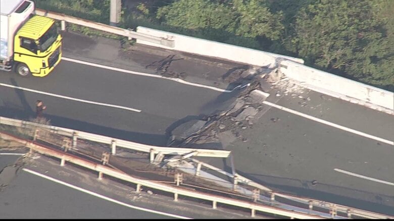 熊本電鉄が全線で運転見合わせ　九州自動車道の一部で通行止め　熊本県で最大震度7｜FNNプライムオンライン