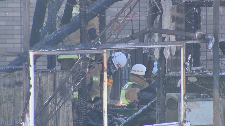 長野県須坂市で住宅全焼　焼け跡から1人の遺体　1人暮らしの80代男性と連絡取れず｜FNNプライムオンライン