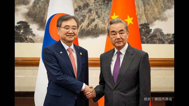中韓外相が北京で会談、北朝鮮めぐり協議　南北の対話再開へ中国側の協力を要請｜FNNプライムオンライン