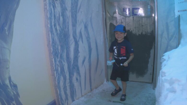 寒さにビックリ