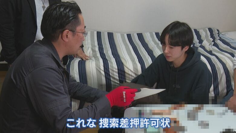 再現ドラマのワンシーン