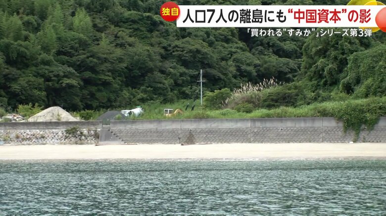 森が広がっていた場所に電線や重機が確認できた