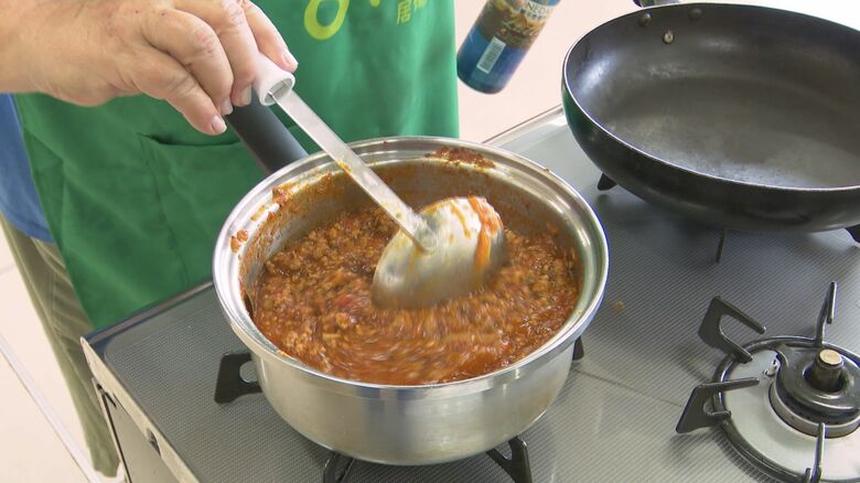 ナオミさん特製ミートソース