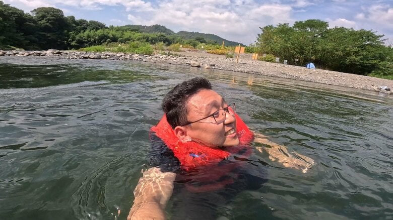 ライフジャケットなしなら命の危険を感じただろう