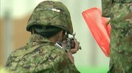 89式5.56ミリ小銃で実弾射撃 自衛官候補生の訓練公開(米子駐屯地)