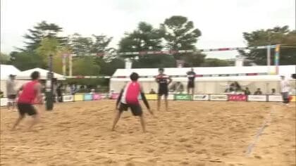 国内トップレベルの選手たちが松山市のコートに登場　ジャパンビーチバレーボールツアー２０２５【愛媛】