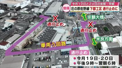 バイパスまたいで橋げたかける工事開始へ　都市計画道路　庄の原佐野線　工事の現場は　大分