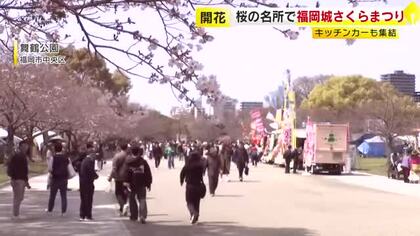 花見にも原油高騰の影響がじわり　キッチンカーでは充電式バッテリー活用　節約のため「移動中も冷暖房は使わない」　福岡