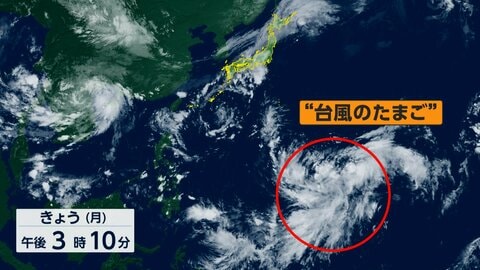“台風のたまご”は15日午後にも台風に発達か　シルバーウィークに影響のおそれ　関東は暑さ復活、秋田では道路冠水