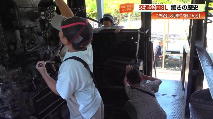 子どもたちに親しまれてきた比島交通公園の蒸気機関車