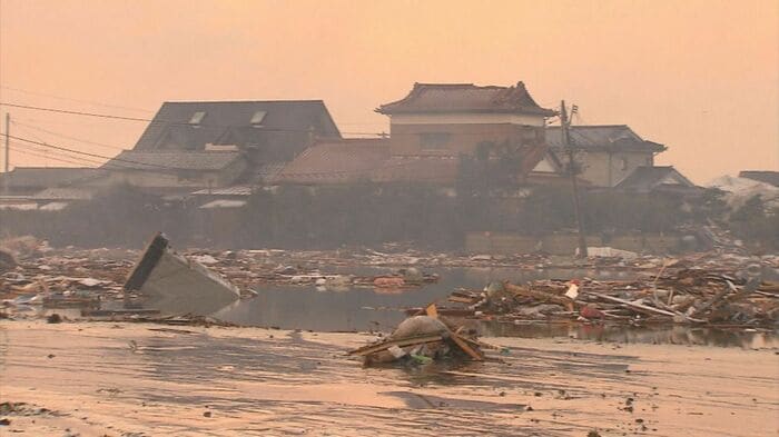 東日本大震災による津波で大きな被害を受けた閖上地区