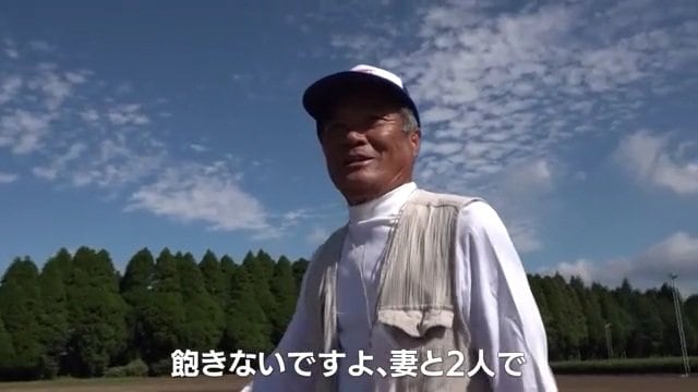 奥さまと毎日このコースを歩くと語る参加者