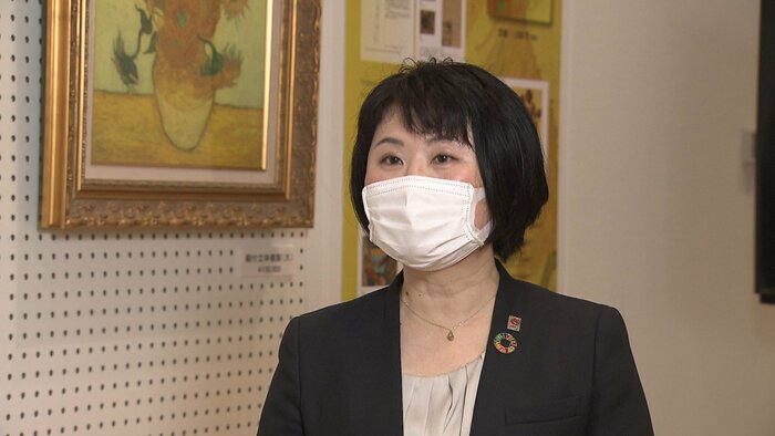 インタビューに応じるSOMPOホールディングスグループCSuO・下川亮子さん