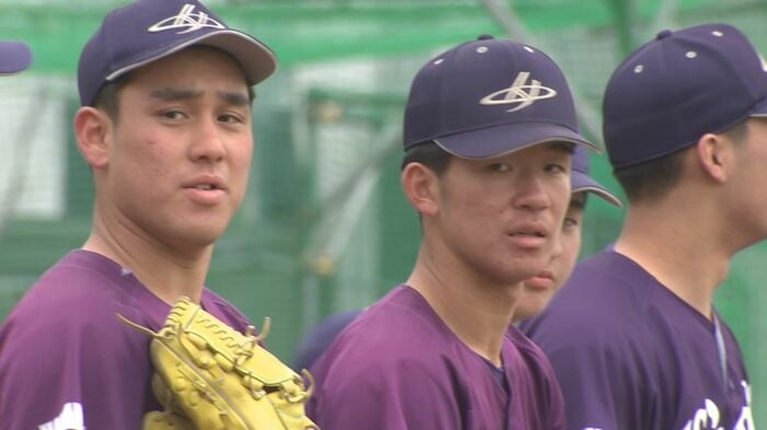 投打二刀流の2人・赤間史弥選手と萬谷堅心選手