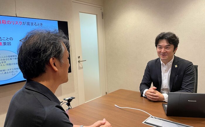 清水康之氏と筆者