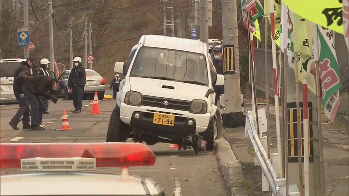 前輪が外れる事故(札幌市)
