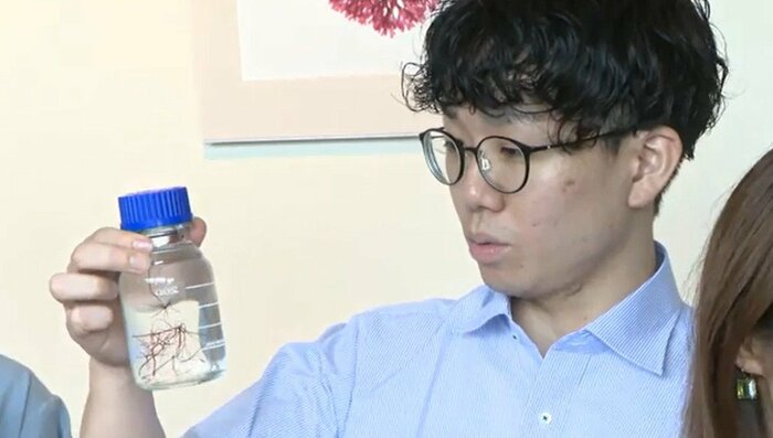 コスメ関連企業の県内視察