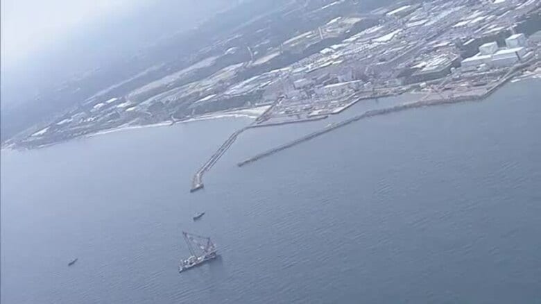 ＜福島第一原発＞竜巻注意で処理水放出を一時中断｜FNNプライムオンライン