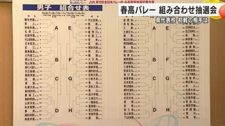 来年1月5日開幕！春の高校バレー組み合わせ抽選会行われる…石川県代表校の初戦の相手は｜FNNプライムオンライン