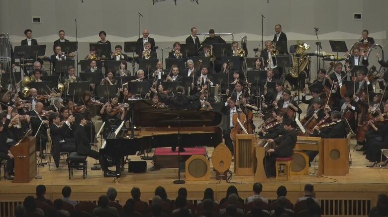 小澤征爾さんゆかりの楽曲 「トゥランガリーラ交響曲」で観客を魅了　OMF・オーケストラＡプログラム　長野・松本市｜FNNプライムオンライン