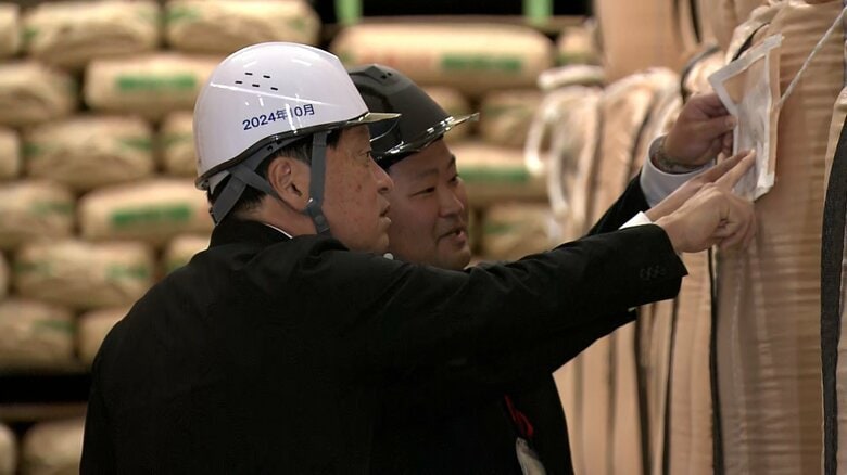 【速報】自民・小野寺政調会長　備蓄米買い戻し条項の撤廃方針示す　倉庫を視察　輸送や精米の課題解消で「不足感かなり緩和される」｜FNNプライムオンライン