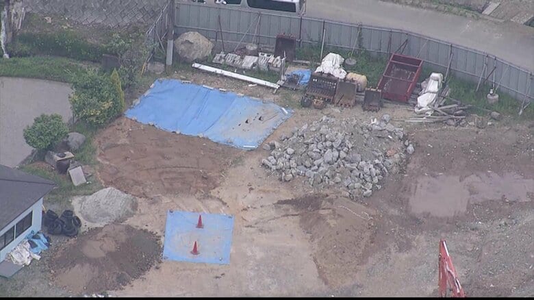【何が】親子にトラブルか…資材置き場で父親の龍一さん（当時87）の遺体を土の中に埋めた疑いで息子の華山龍馬容疑者（46）逮捕　北九州市｜FNNプライムオンライン