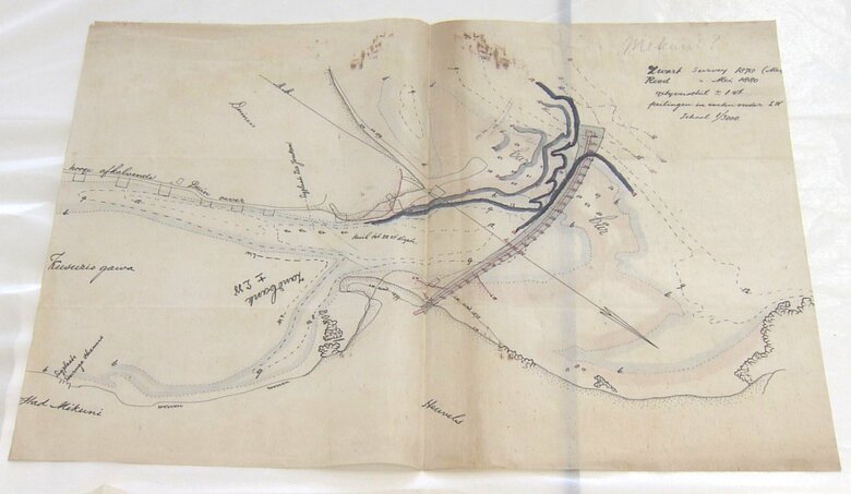 突堤周辺の図面