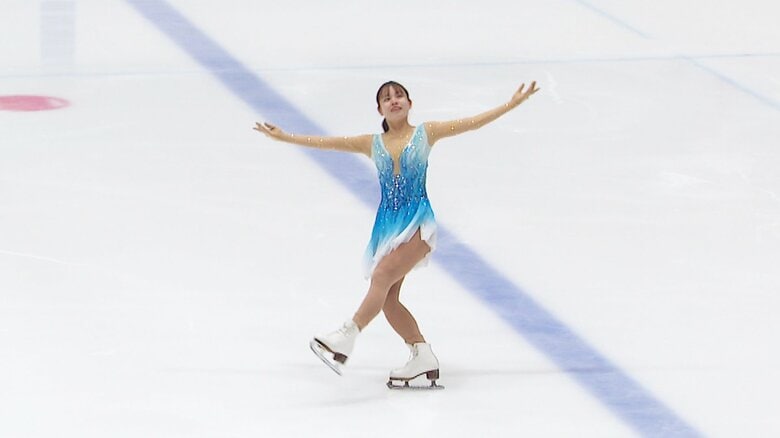 今季で現役を引退する増田未夢のフリー（インカレ）