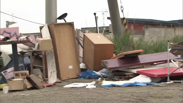 不法投棄はドリームビーチでも