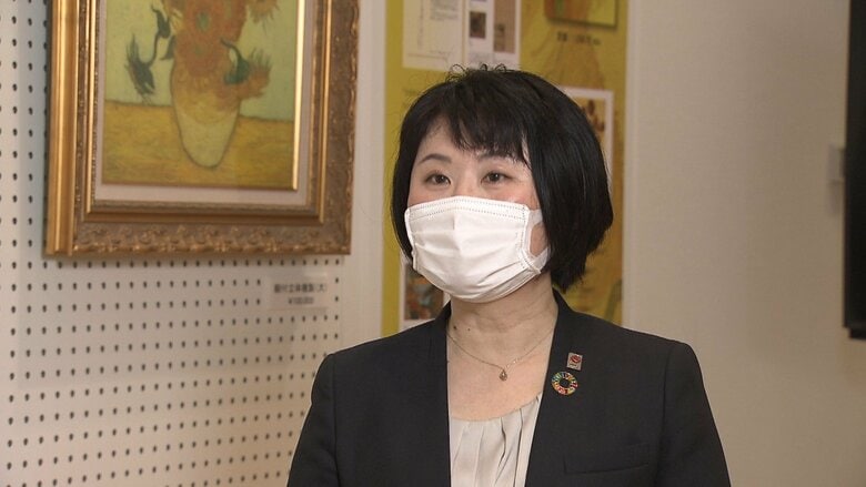 インタビューに応じるSOMPOホールディングスグループCSuO･下川亮子さん