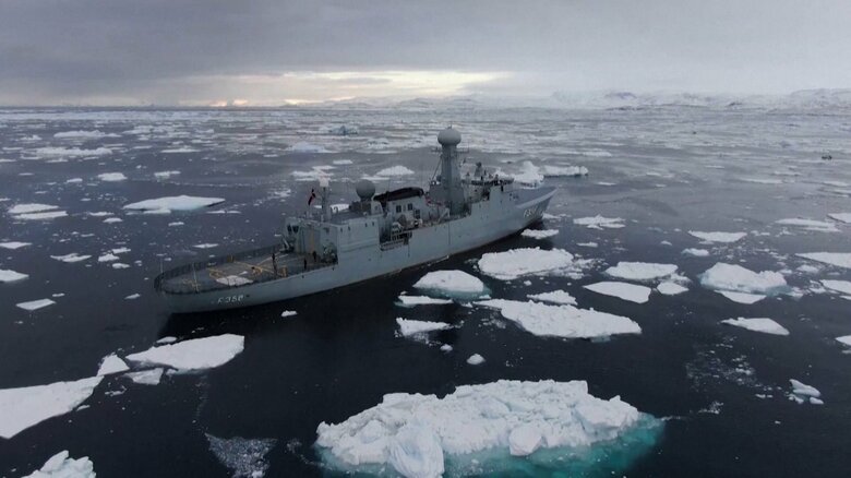 1991年に就役し30年以上も北極海で哨戒任務に就くデンマーク海軍のテティス級哨戒艦「トリトン」(F358)