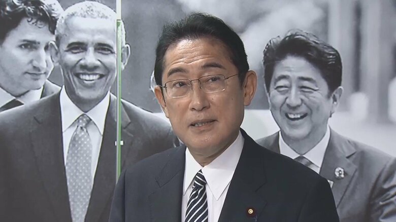 安倍元首相の写真展を訪れた岸田首相「『総理として頑張れ』と励ましてもらったような気もした」（24日）
