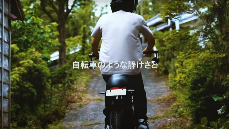「きょうは漕いでみようかな」ということもできる（提供:Ampere）
