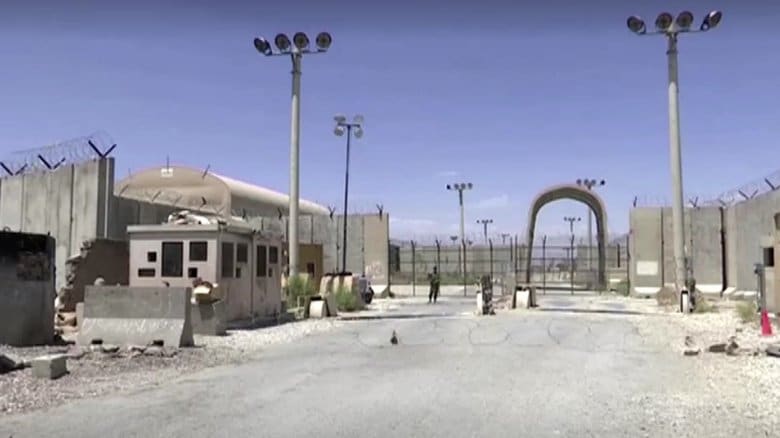 米軍が撤退した後のバグラム空軍基地（アフガニスタン）