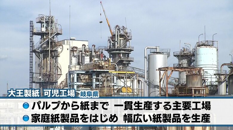 大王製紙の可児工場