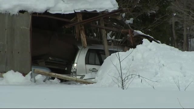 雪の重みで車庫倒壊 下敷きになった女性が死亡 花巻市の住宅 岩手県