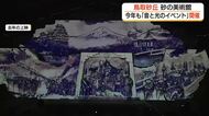 鳥取砂丘砂の美術館　冬恒例の「プロジェクションマッピング」テーマは「スペイン王国栄光の歴史」