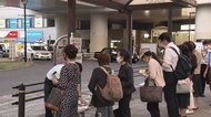 帰宅ラッシュ代替バスに列 震度5強 脱線で運転見合わせ