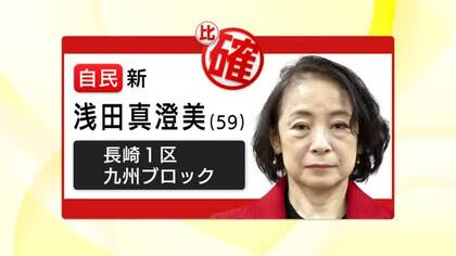 【衆院選】自民党新人・浅田真澄美さん（59）が比例九州で初の当選確実