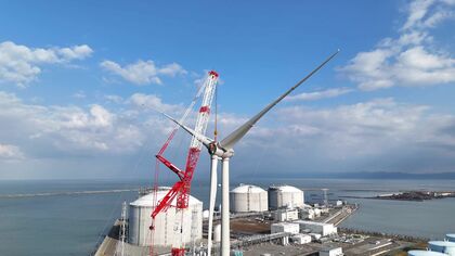 【北海道初の風力発電所】ドイツ製風車は高さが「テレビ塔」級―ガスも活用するハイブリッドな「北ガス石狩風力発電所」年間の想定発電量は一般家庭約2000世帯分＿再エネ拡大へ〈北海道石狩市〉