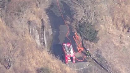 山林火災「煙と炎が出ていて50メートル四方に燃えている」と通報 奈良