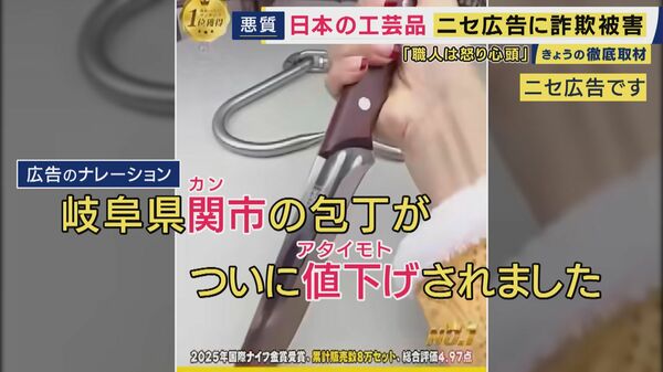 日本の包丁に影響を与えるSNS詐欺の現状
