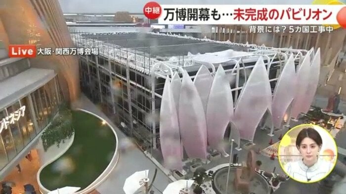 工事中のインド館