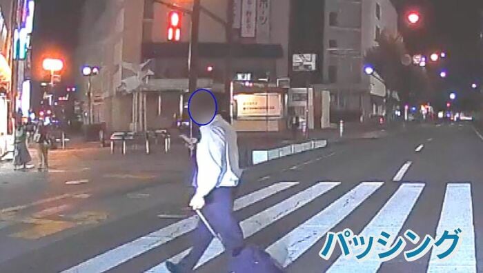 隣の車がパッシング 提供:視聴者