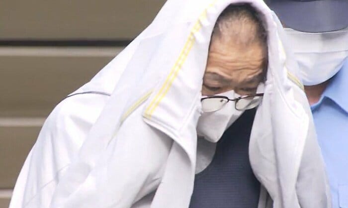 送検時の佐藤健一被告