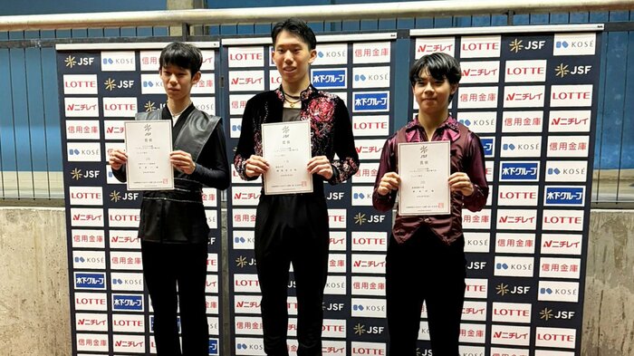 近畿選手権ジュニア男子表彰台