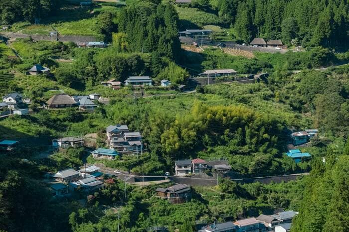 徳島県三好市 落合集落(2024年8月撮影)