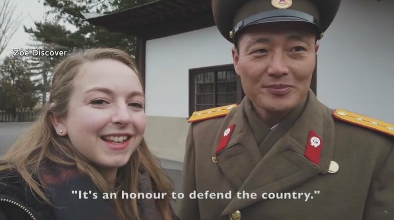 【独自】謎のイギリス人女性　北朝鮮をSNSでPR　食レポや兵士と会話も…専門家「北のプロパガンダ、両者が結託」｜FNNプライムオンライン